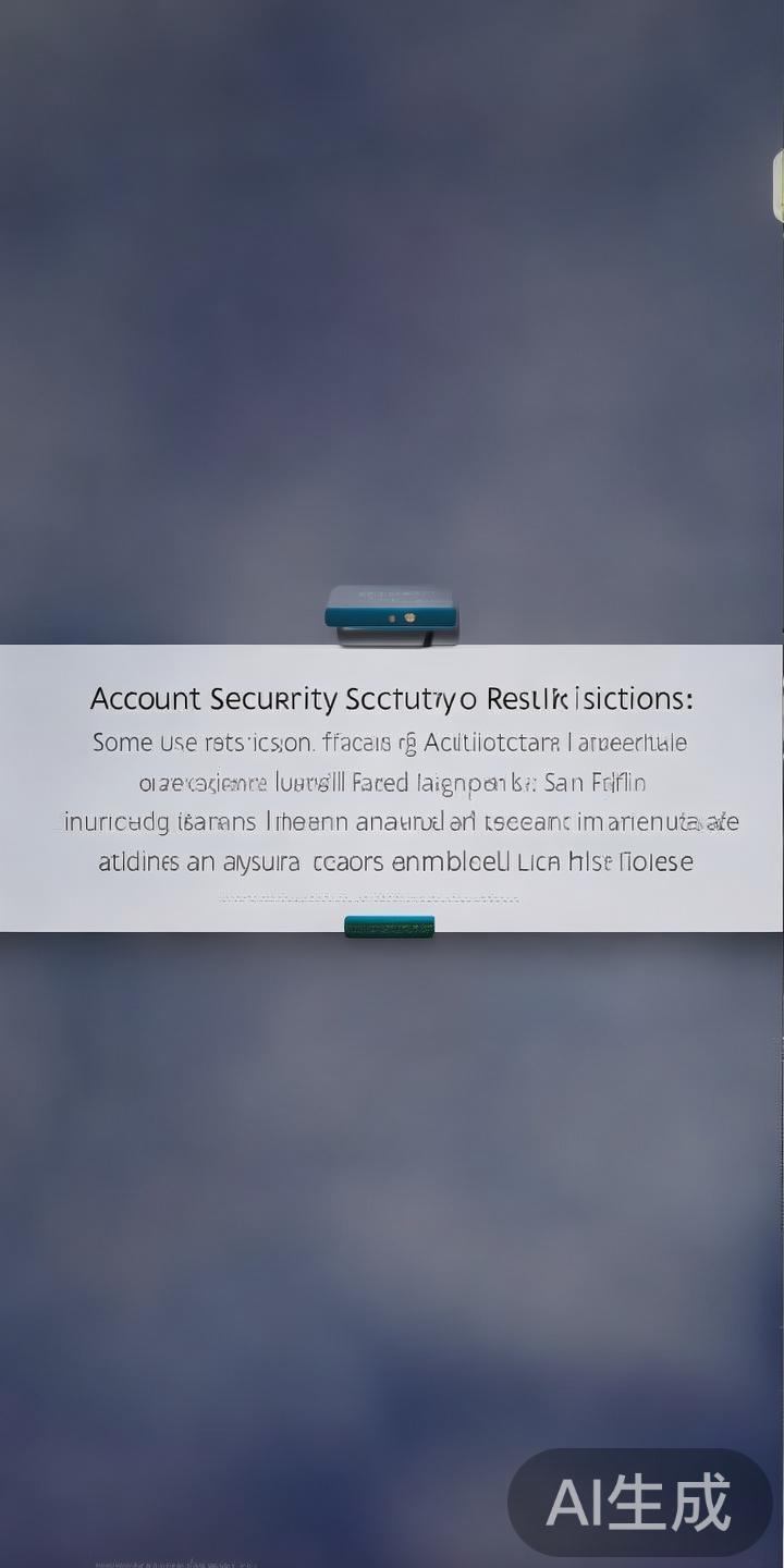 账户安全或限制
部分用户因为多次尝试登录失败，账